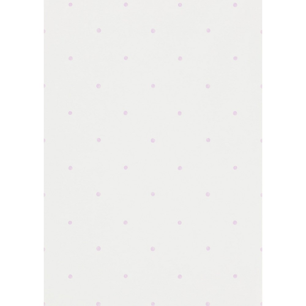 Polka Wallpaper 214057 by Sanderson in Lavender Cream